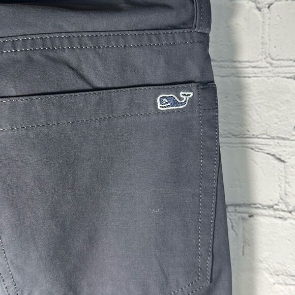 Vineyard Vines Performance 5 Pocket Gray Golf Pants size 28x32 Style 1P001095 - Picture 4 of 9